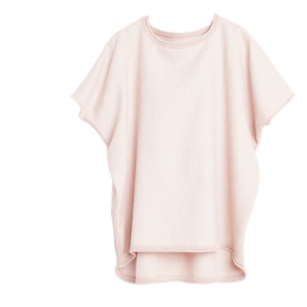Cuyana Oversized Alpaca Sweater, Soft Pink, XS/S